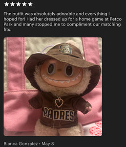 Padres Labubu Clothes Set