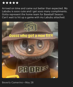 Padres Labubu Clothes Set