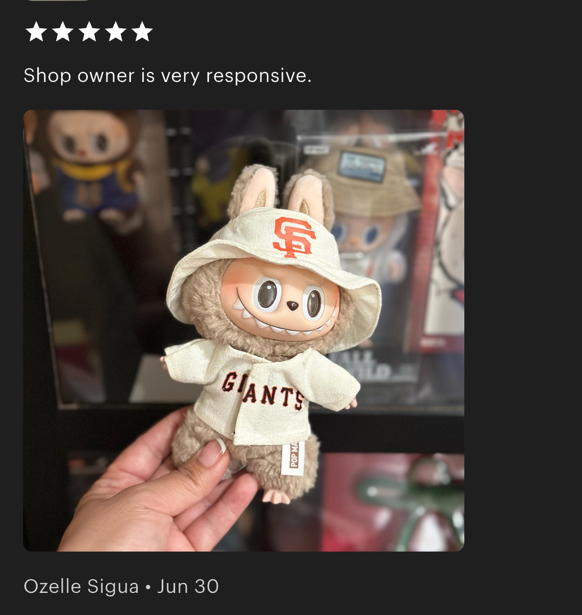 CUSTOM Jersey Hat Labubu Clothes Set