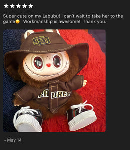 Padres Labubu Clothes Set