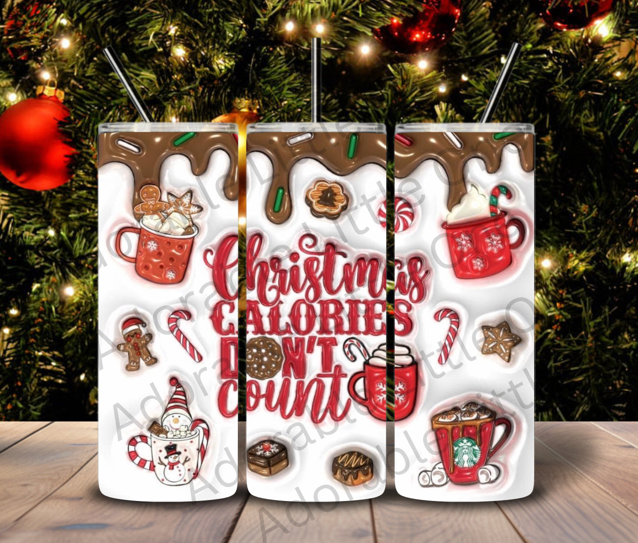 Christmas Calories Tumbler