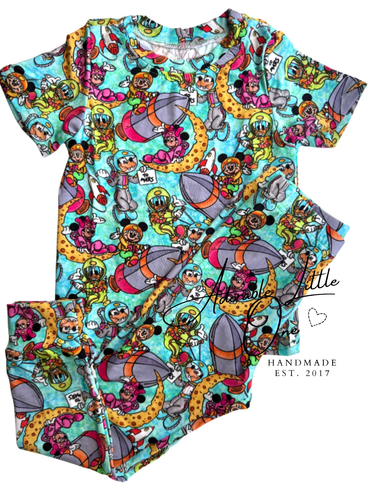 Friends at moon Pjs 2 piece RTS