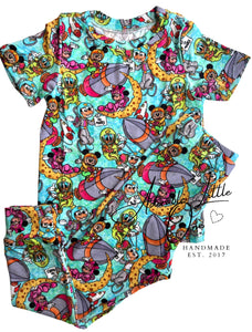 Friends at moon Pjs 2 piece RTS