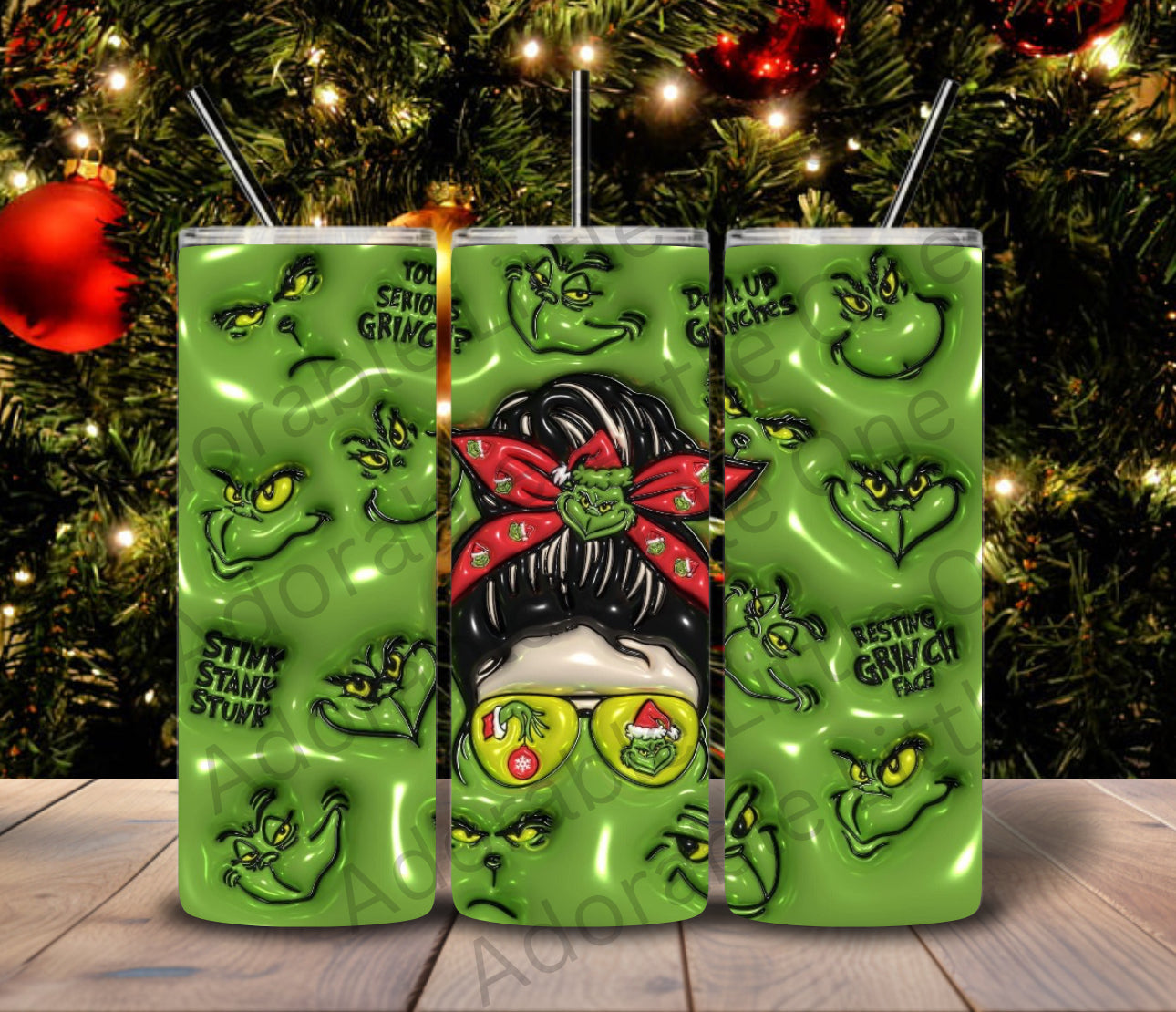 Girl / Grinch Tumbler