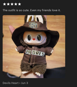 Padres Labubu Clothes Set