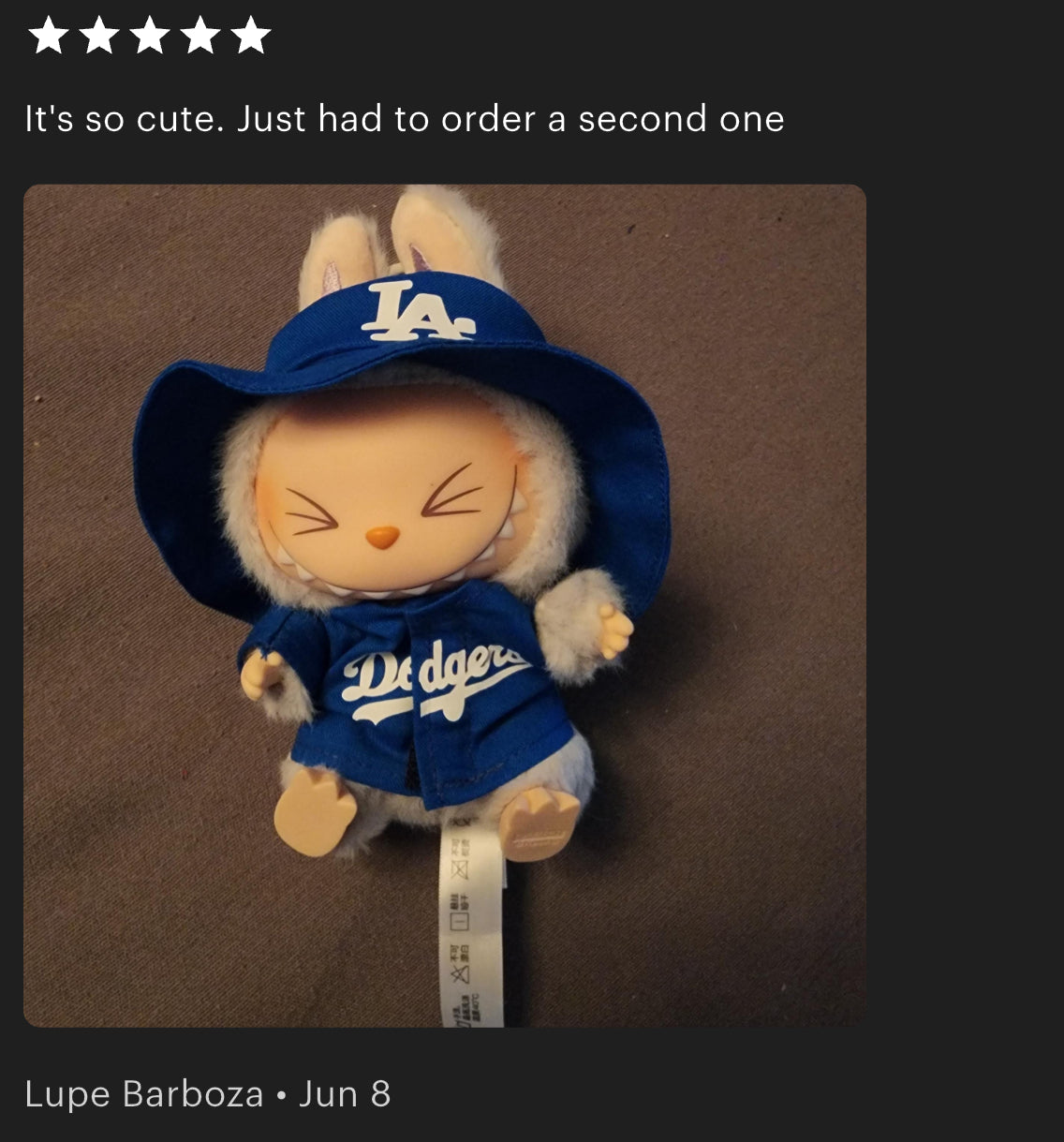 LA Dodgers Labubu Set