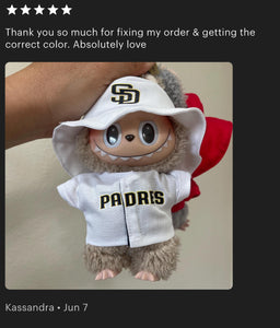 Padres Labubu Clothes Set