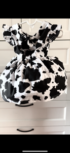 Cow Tutu Dress