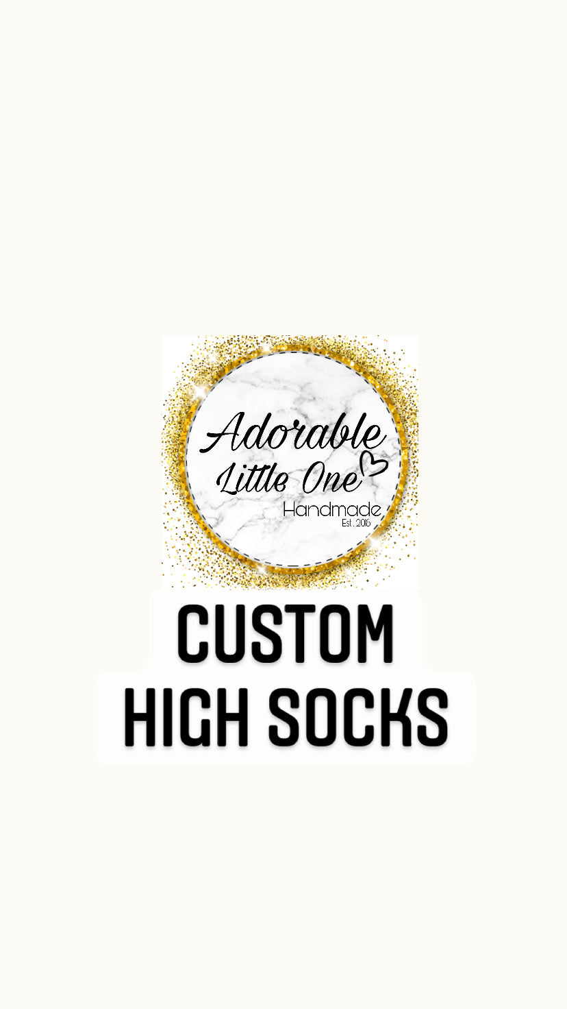 Custom knee High Socks